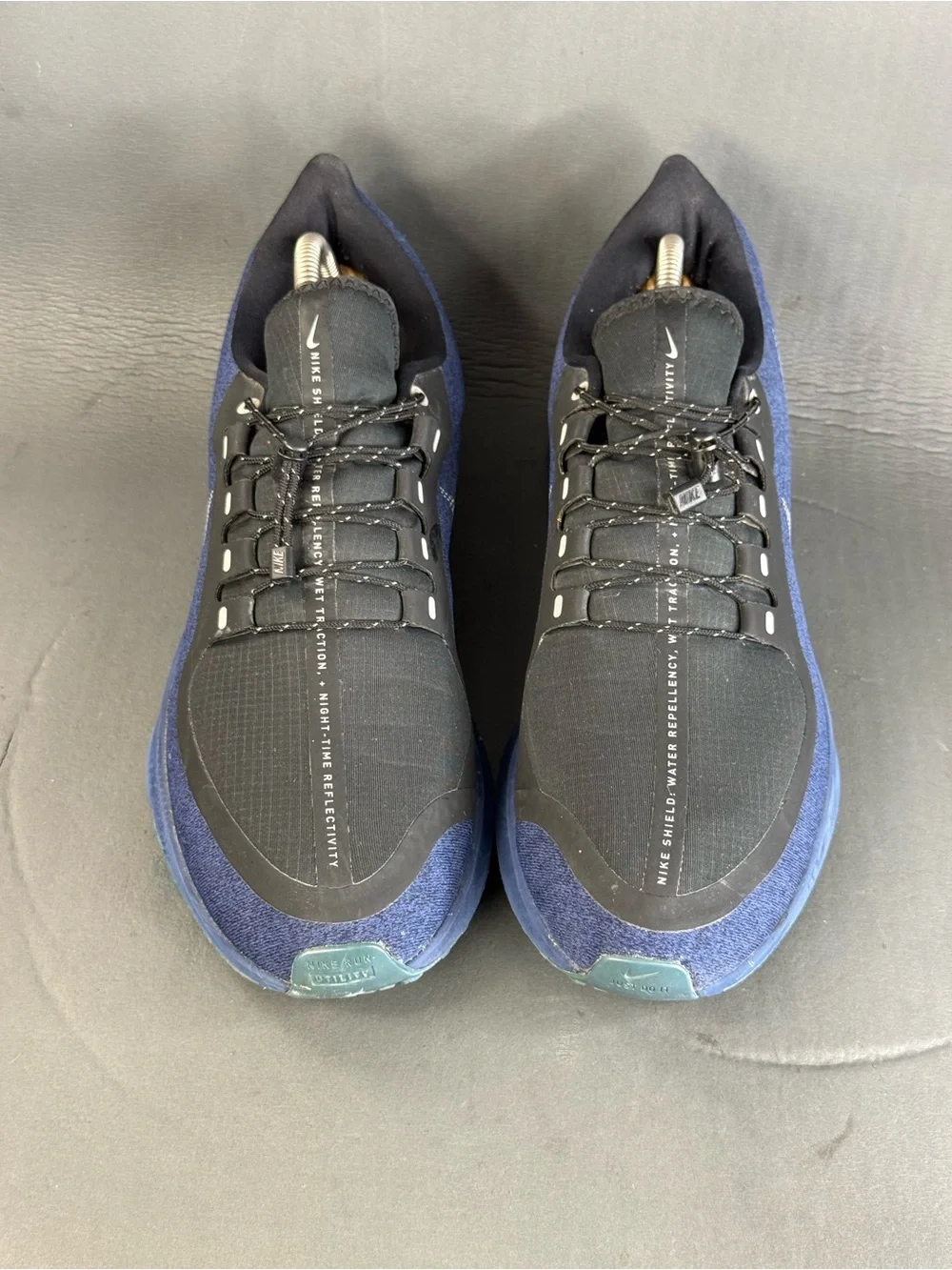 Nike Air Zoom Pegasus 35 Shield 'Black Blue Void' athletic shoes men’s size 11